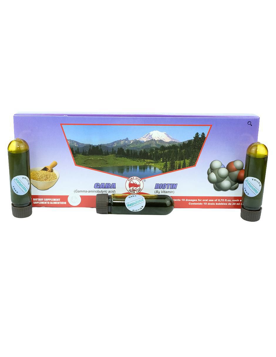 Kit de suplementos alimenticios Gaba Biotin y Adaptógenos 3