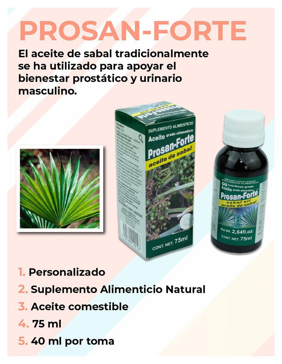 Saw Palmetto con aceite de sabal de 75 ml 5