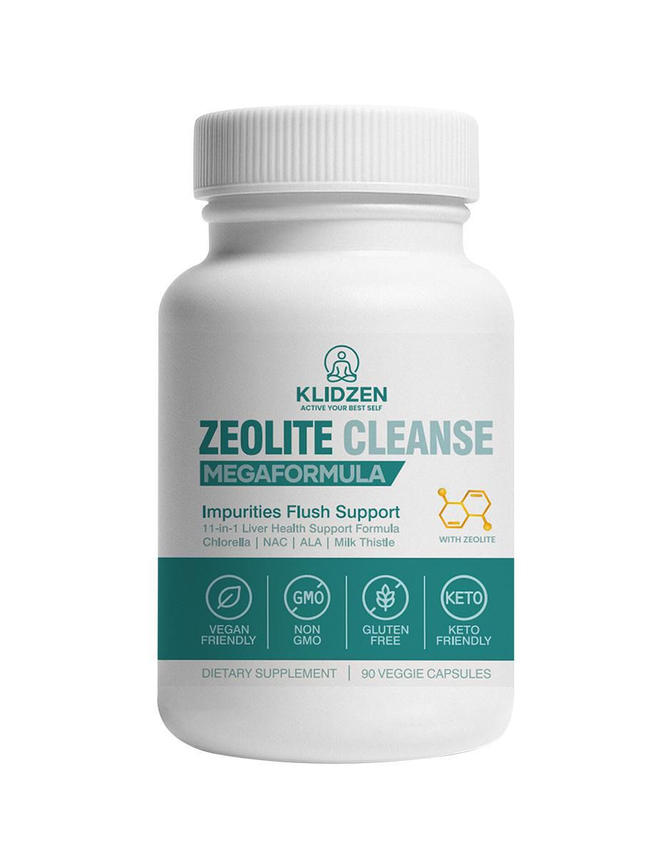 Zeolite Cleanse Megaformula con selenio de 90 cápsulas
