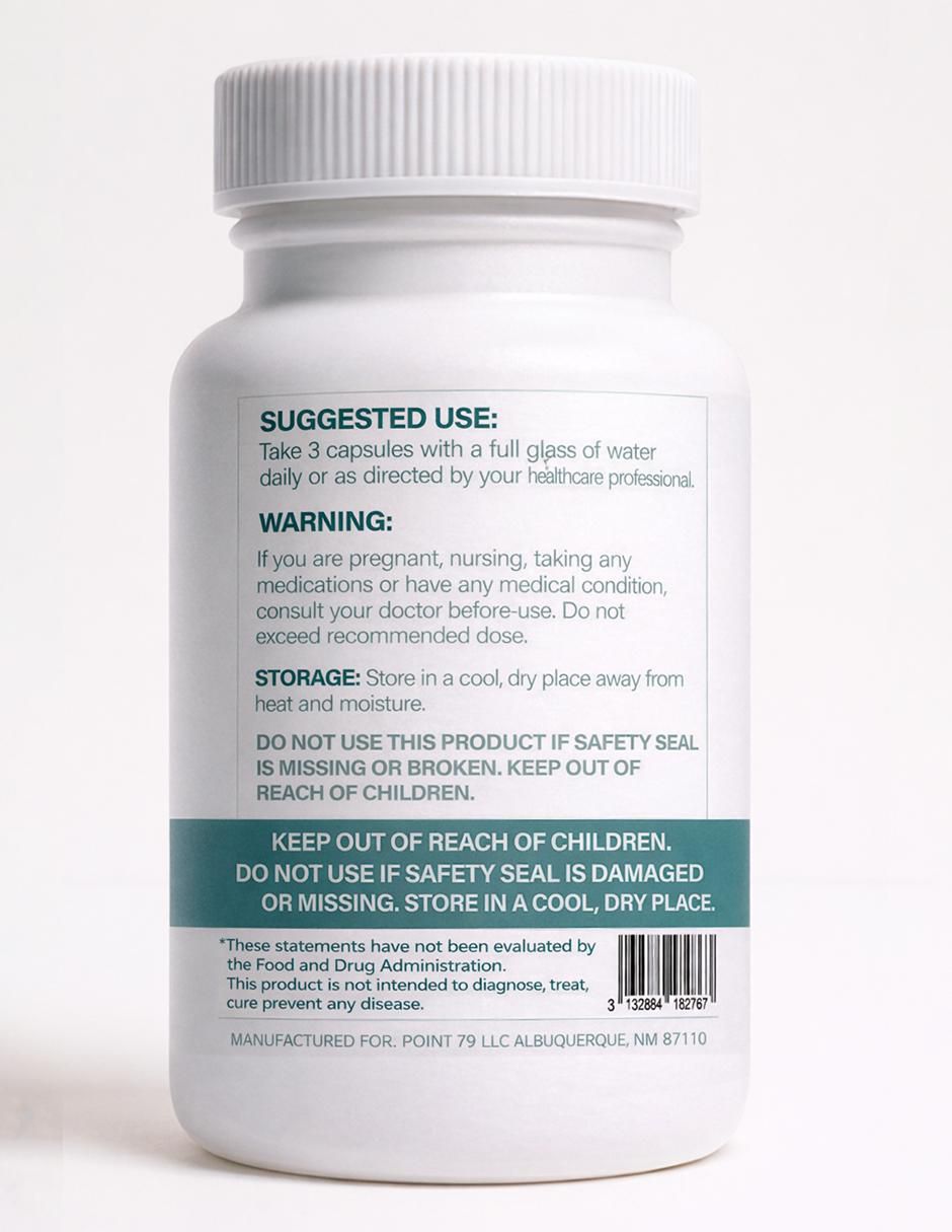 Zeolite Cleanse Megaformula con selenio de 90 cápsulas 3