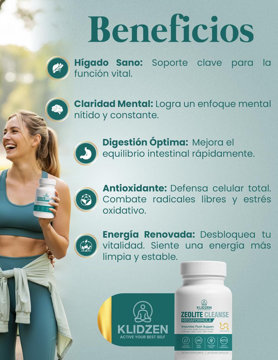 Zeolite Cleanse Megaformula con selenio de 90 cápsulas 6