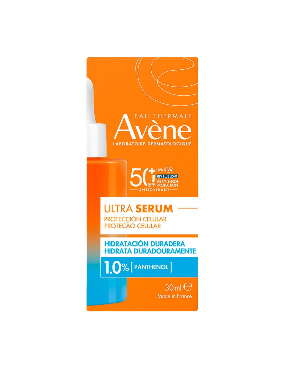 Protector solar FPS 50+ suero efecto hidratante 2 en 1 30 ml 9