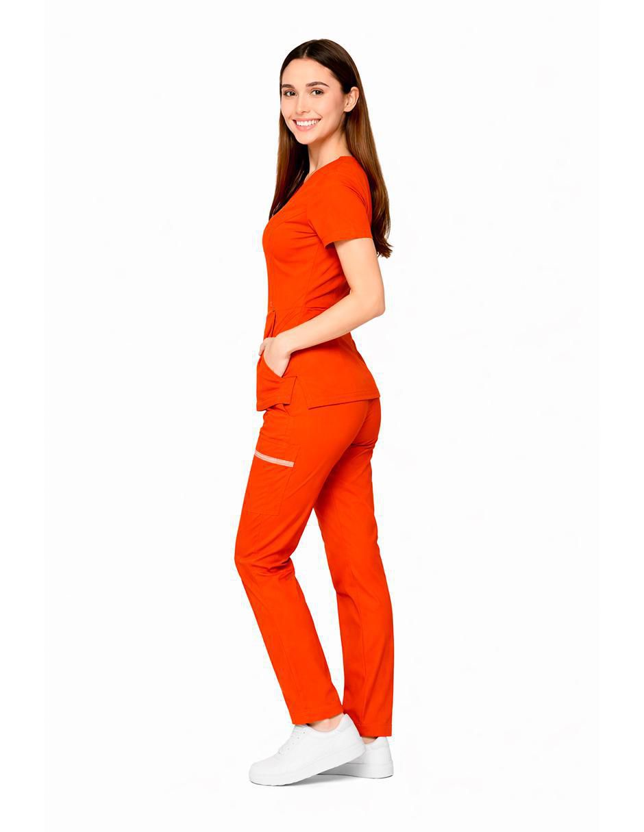 Pijama quirúrgica estilo relajado para mujer