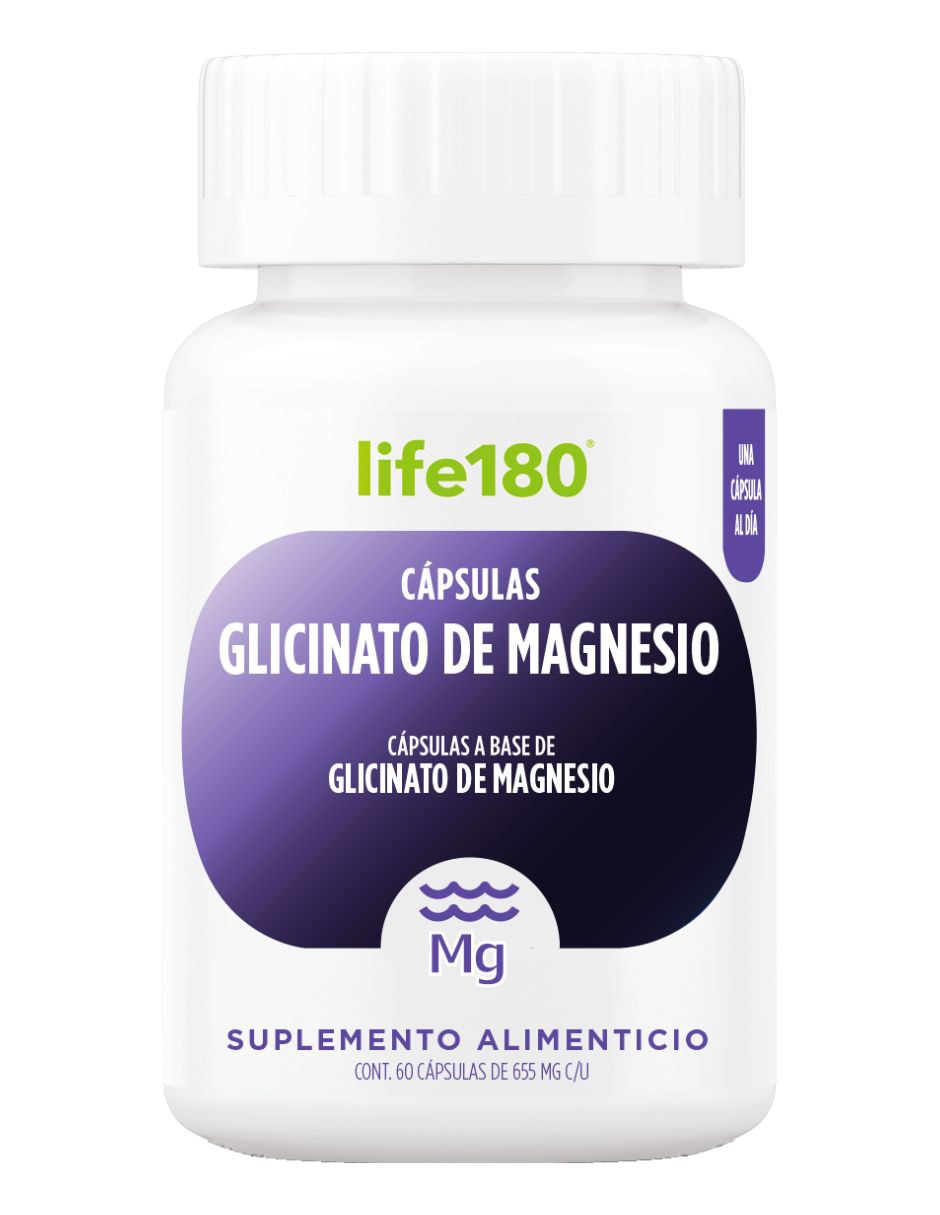 Glicinato de magnesio de 60 cápsulas