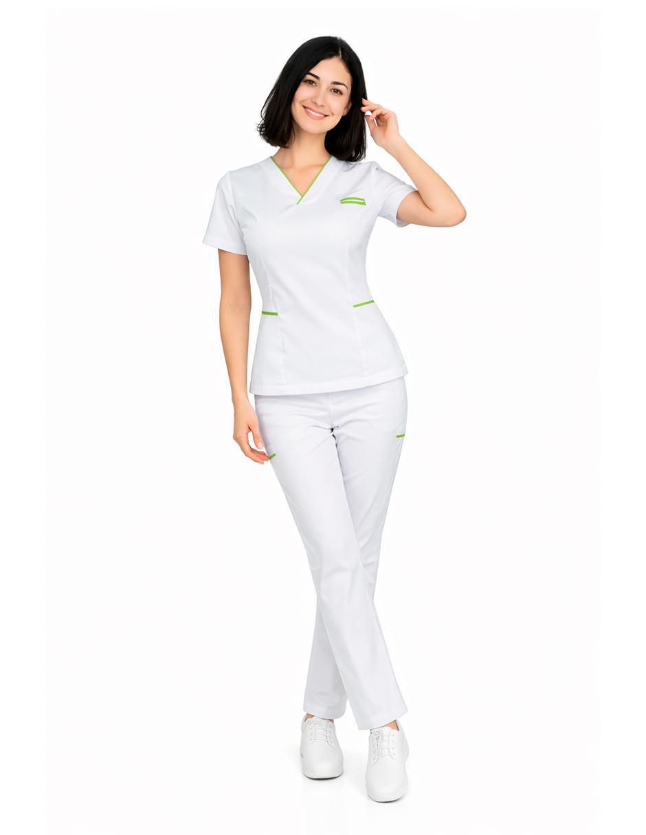 Pijama quirúrgica estilo relajado para mujer Pijama quirúrgica estilo relajado para mujer