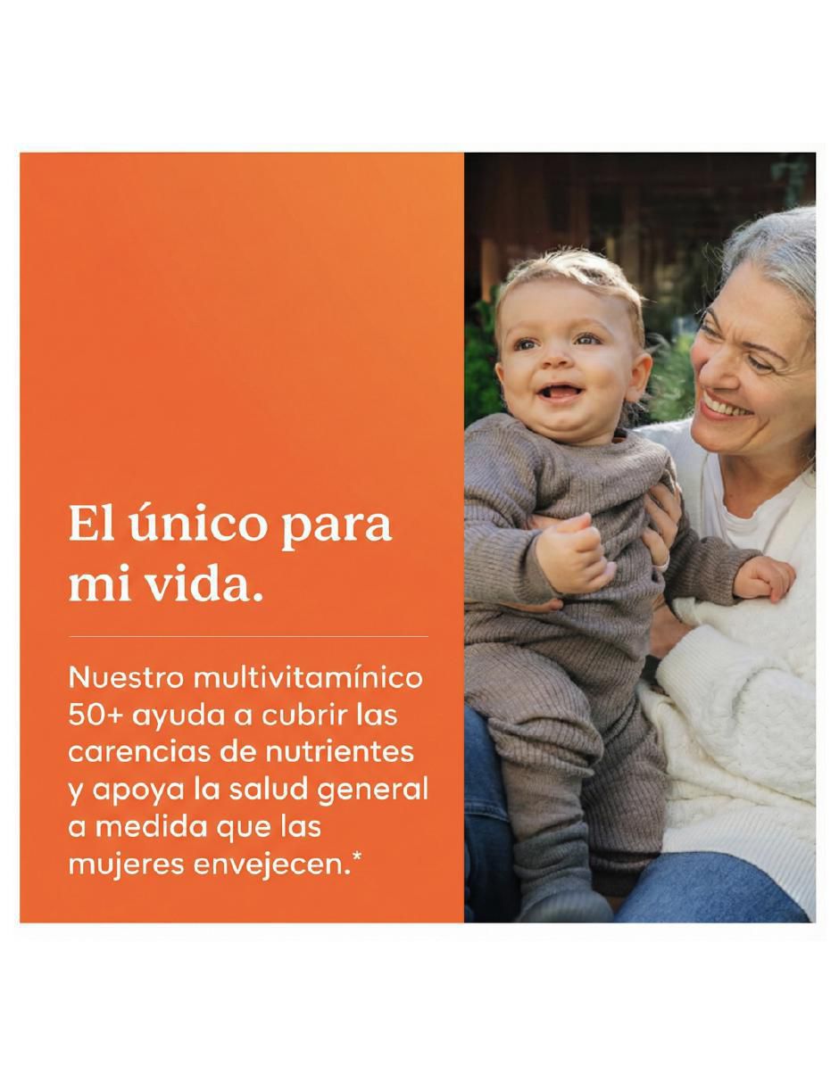 Mujeres 50+ multi vitamina tabletas para mujer 6