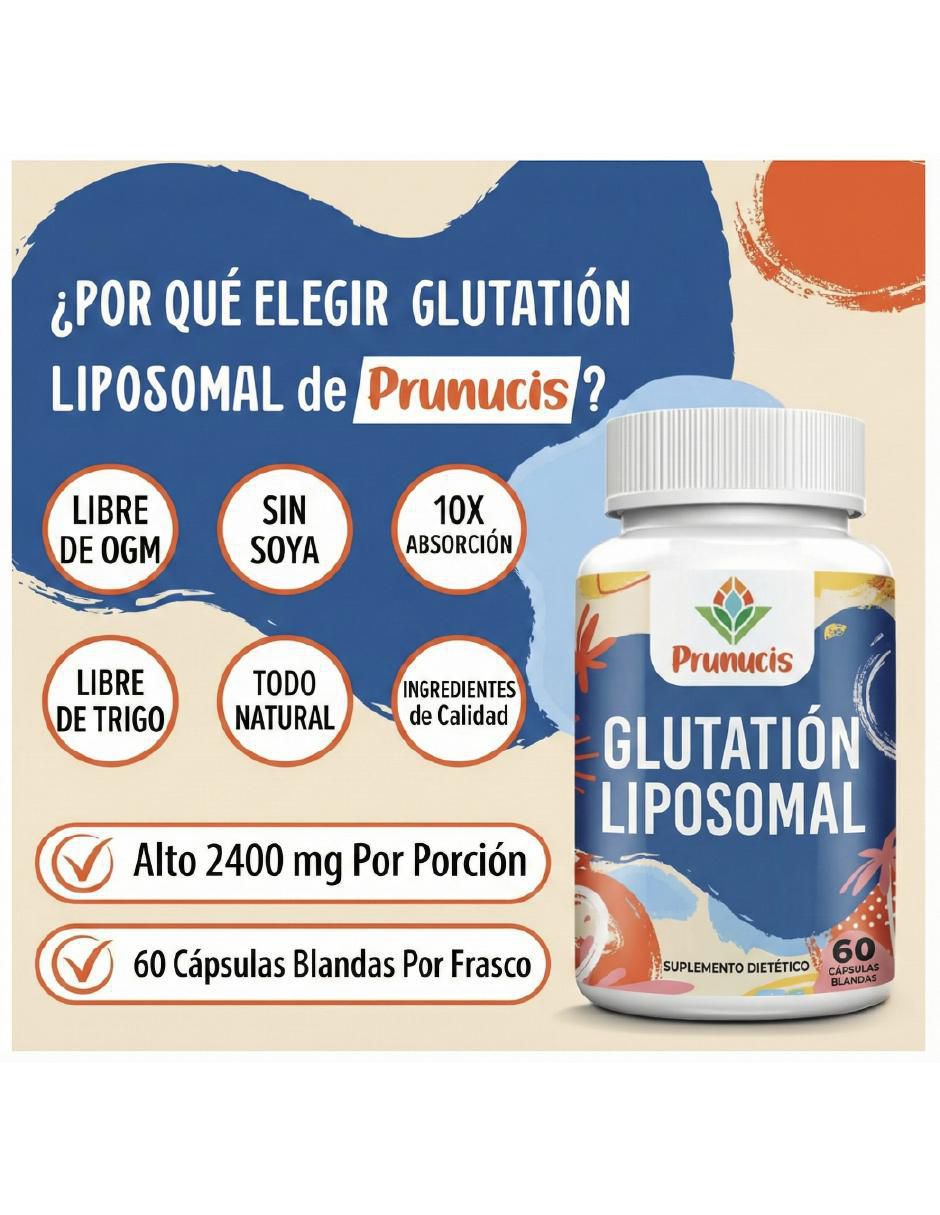 Glutatión liposomal de 60 cápsulas 2