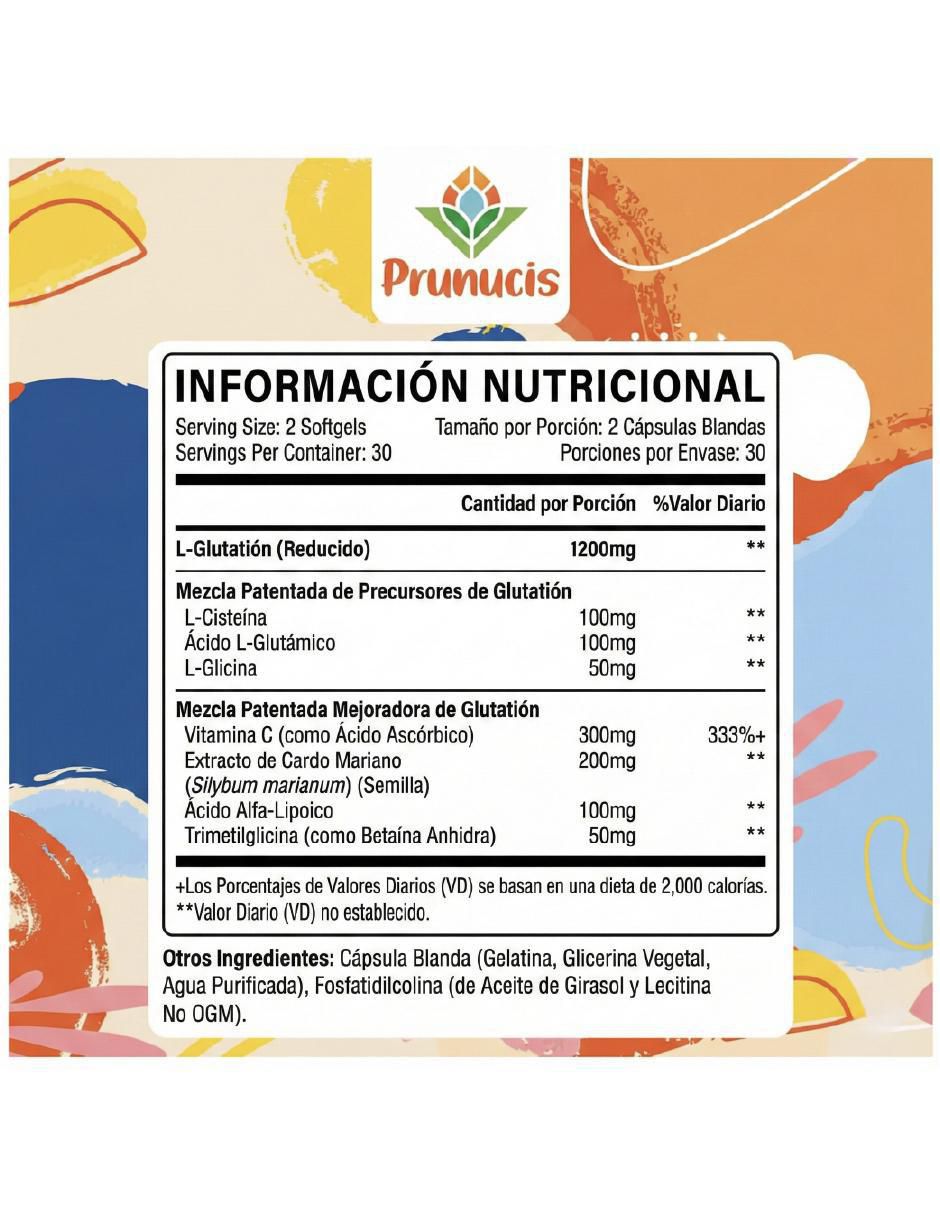 Glutatión liposomal de 60 cápsulas 3