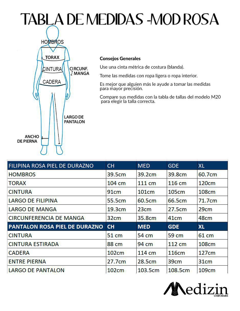 Pijama quirúrgica estilo relajado para mujer 4