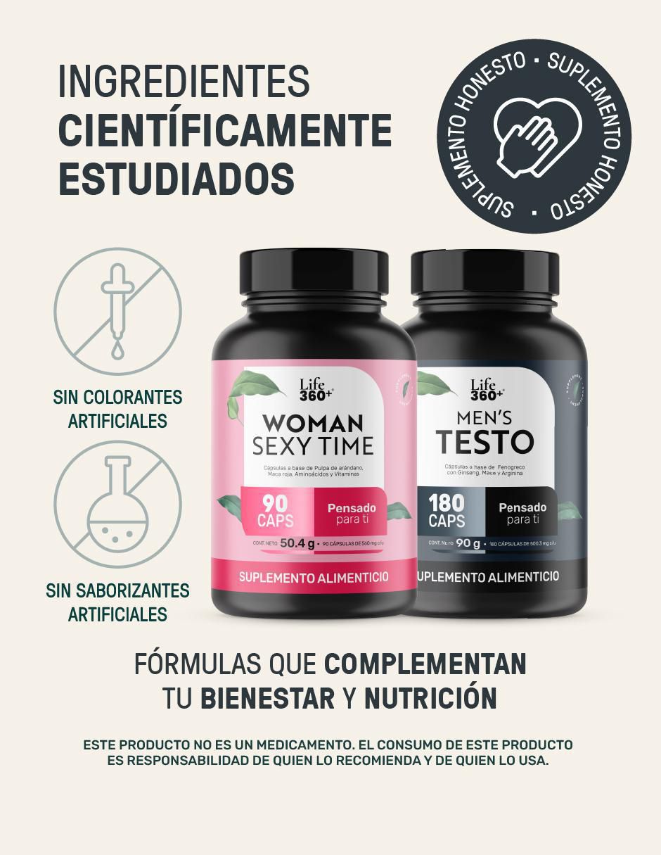 Set de suplementos alimenticios Él y ella con vitamina D3 4