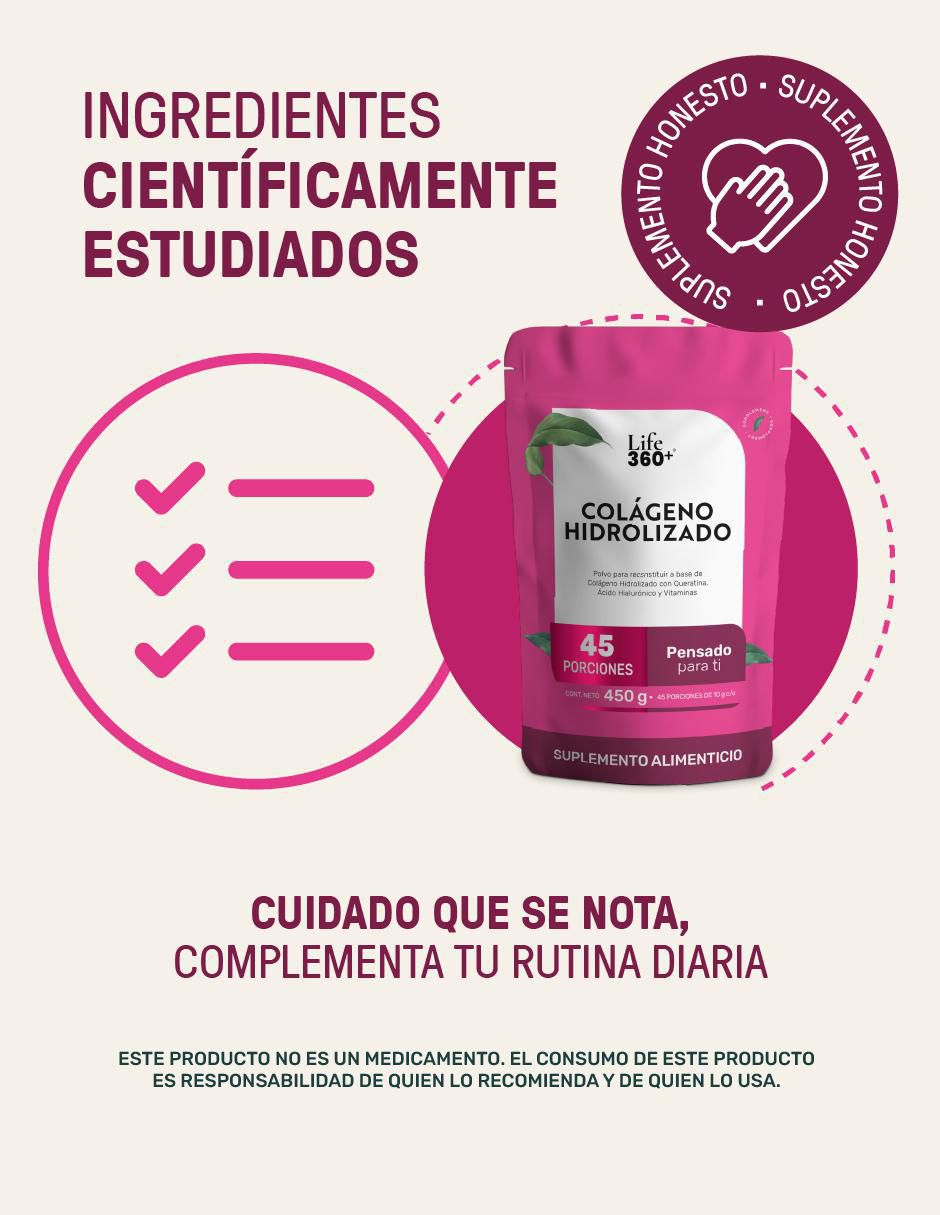 Set de suplementos alimenticios Colágeno hidrolizado 4
