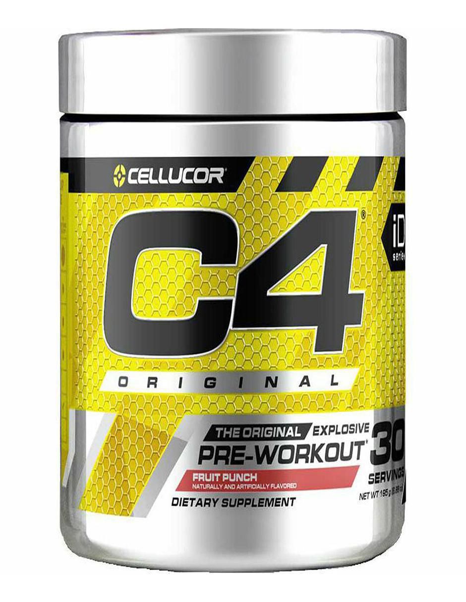 C4 Original con creatina sabor ponche de frutas C4 Original con creatina sabor ponche de frutas