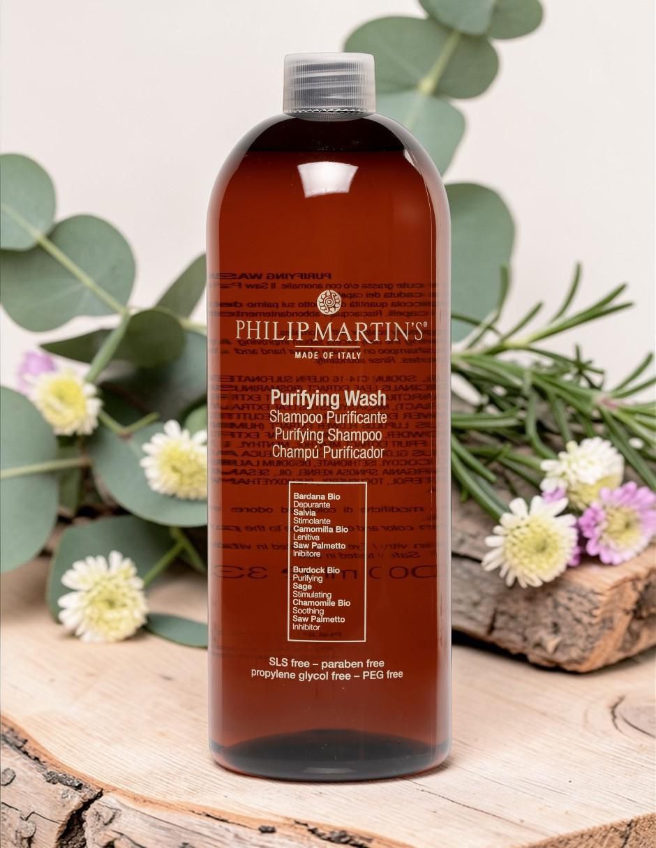 Shampoo para cabello normal y graso Purifying Wash  1 L 2