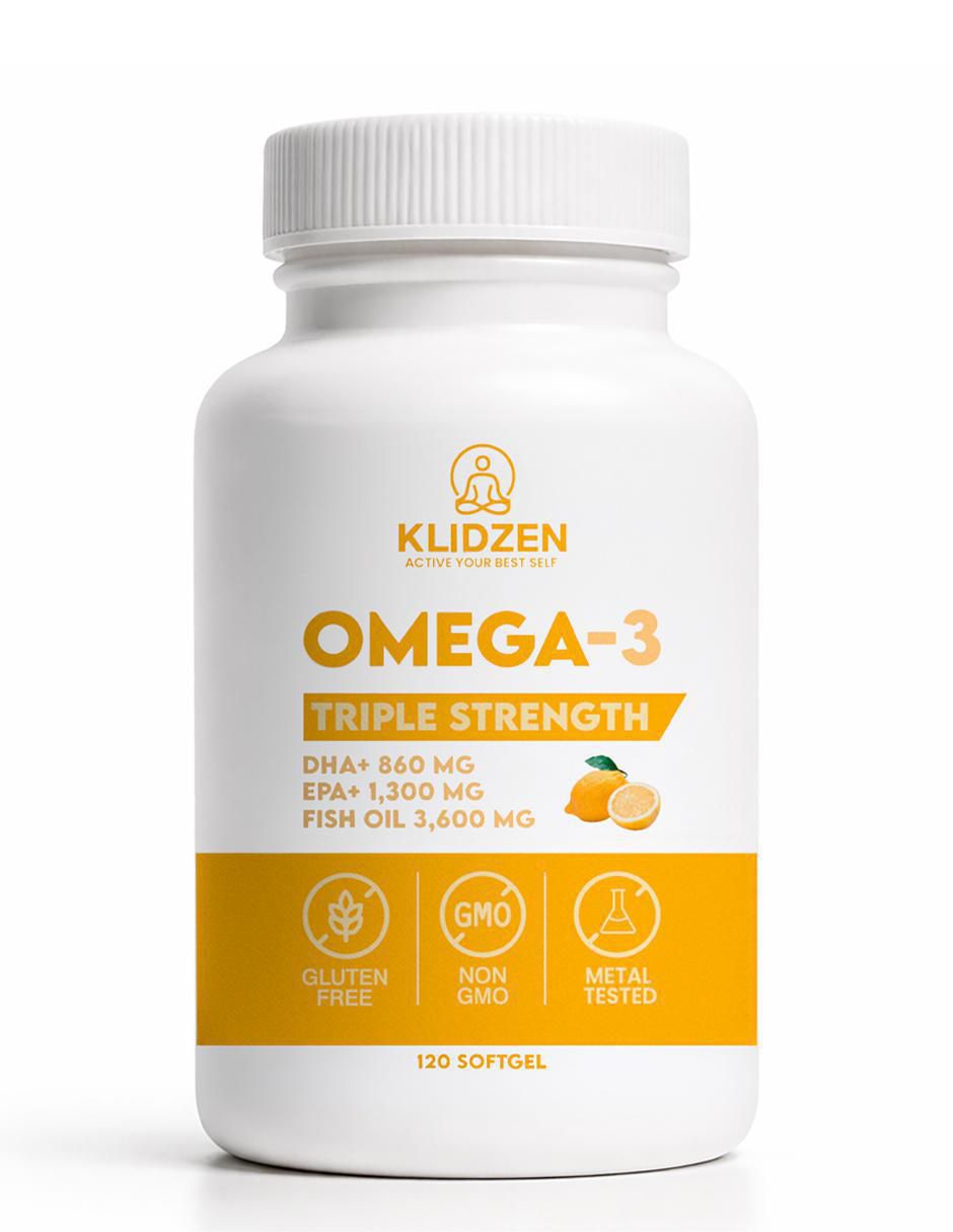 Omega 3 sabor limón de 120 cápsulas Omega 3 sabor limón de 120 cápsulas