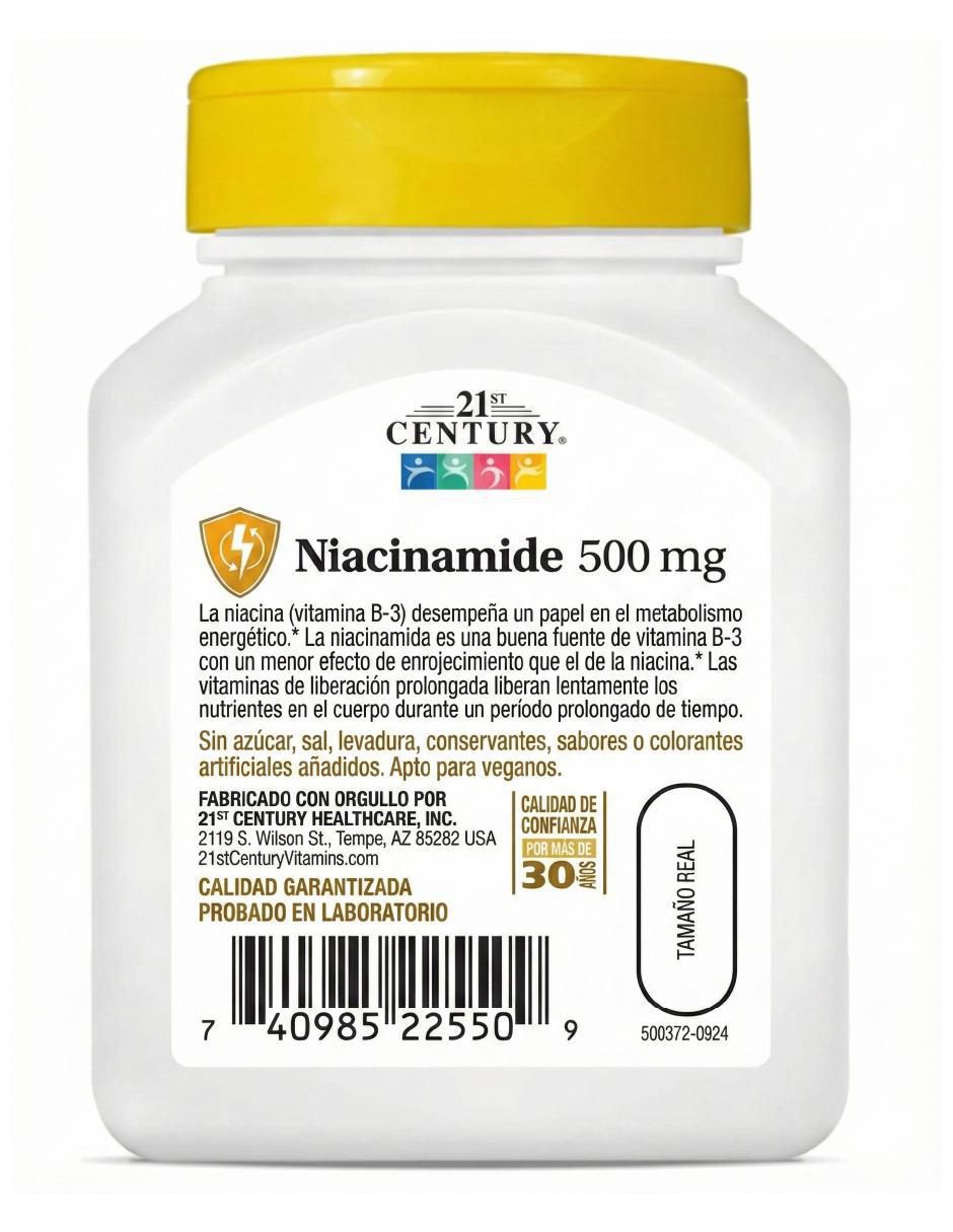 Niacinamida de 110 tabletas 3
