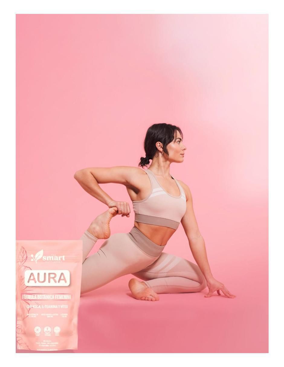 Aura balance hormonal con maca de 90 cápsulas 2