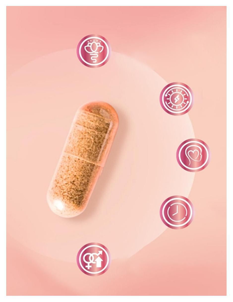 Aura balance hormonal con maca de 90 cápsulas 3