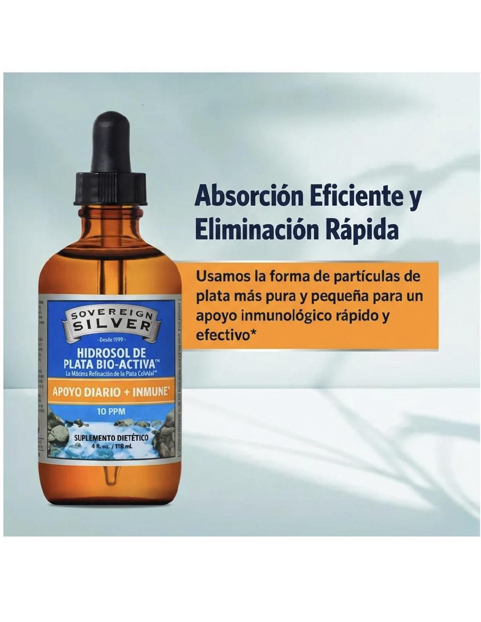 Hydrosol Apoyo Inmunológico 118 ml Americano  de plata 118 ml 5