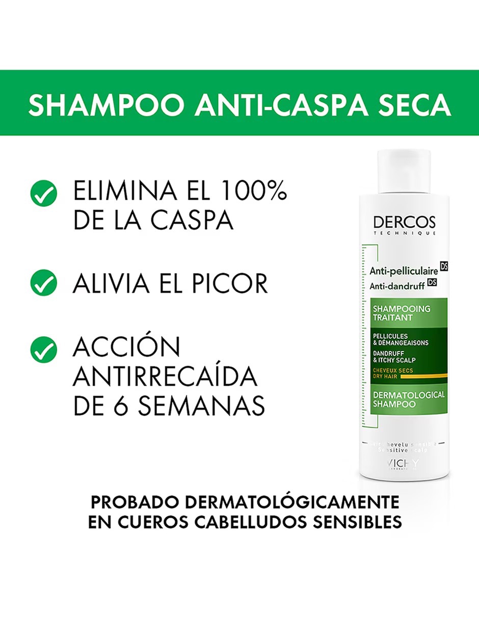 Shampoo anticaspa Dercos Technique 390 ml 5