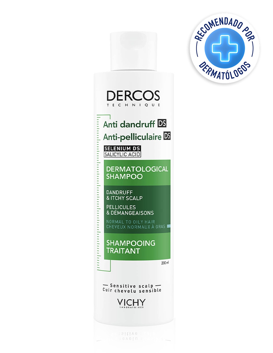 Shampoo dermatológico caspa grasa para cabello normal y graso Selenium Ds Salicylic Acid 4