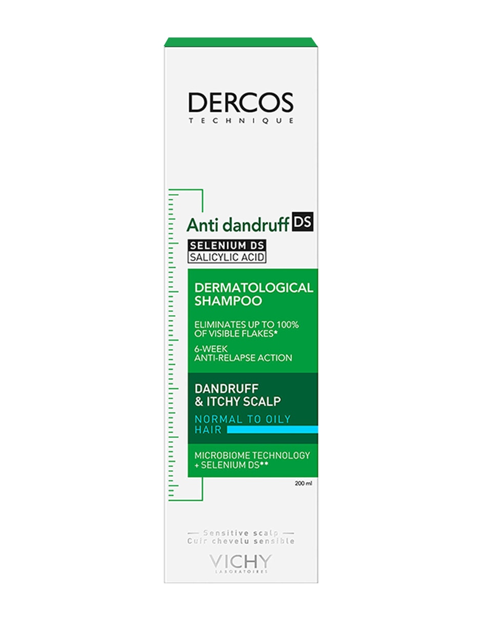 Shampoo dermatológico caspa grasa para cabello normal y graso Selenium Ds Salicylic Acid 5