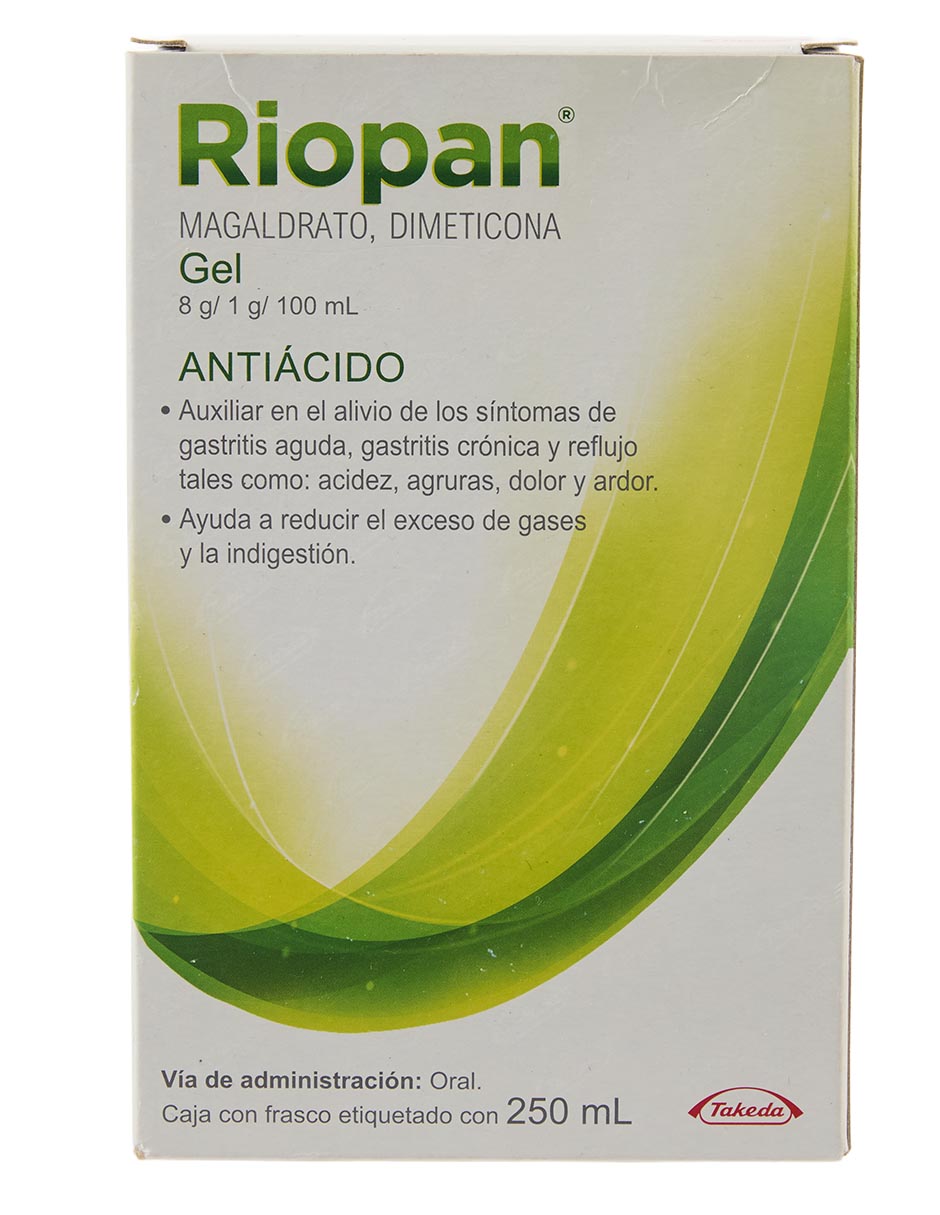 Gel para malestar estomacal Riopan