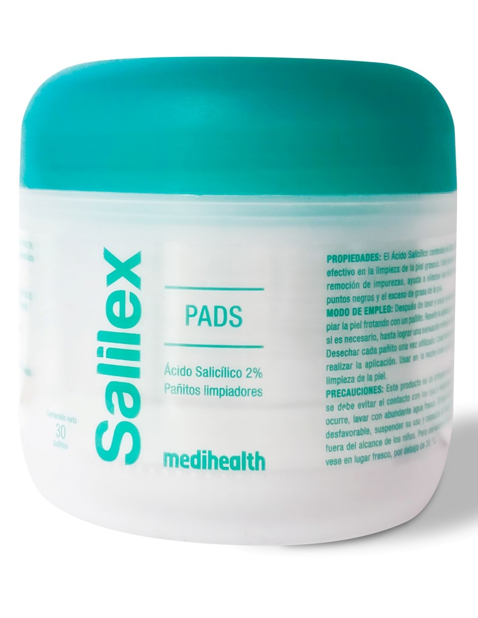 Tratamiento facial Salilex Pads Faciales hidrata, protege y limpia Salilex Tratamiento facial Salilex Pads Faciales hidrata, protege y limpia Salilex