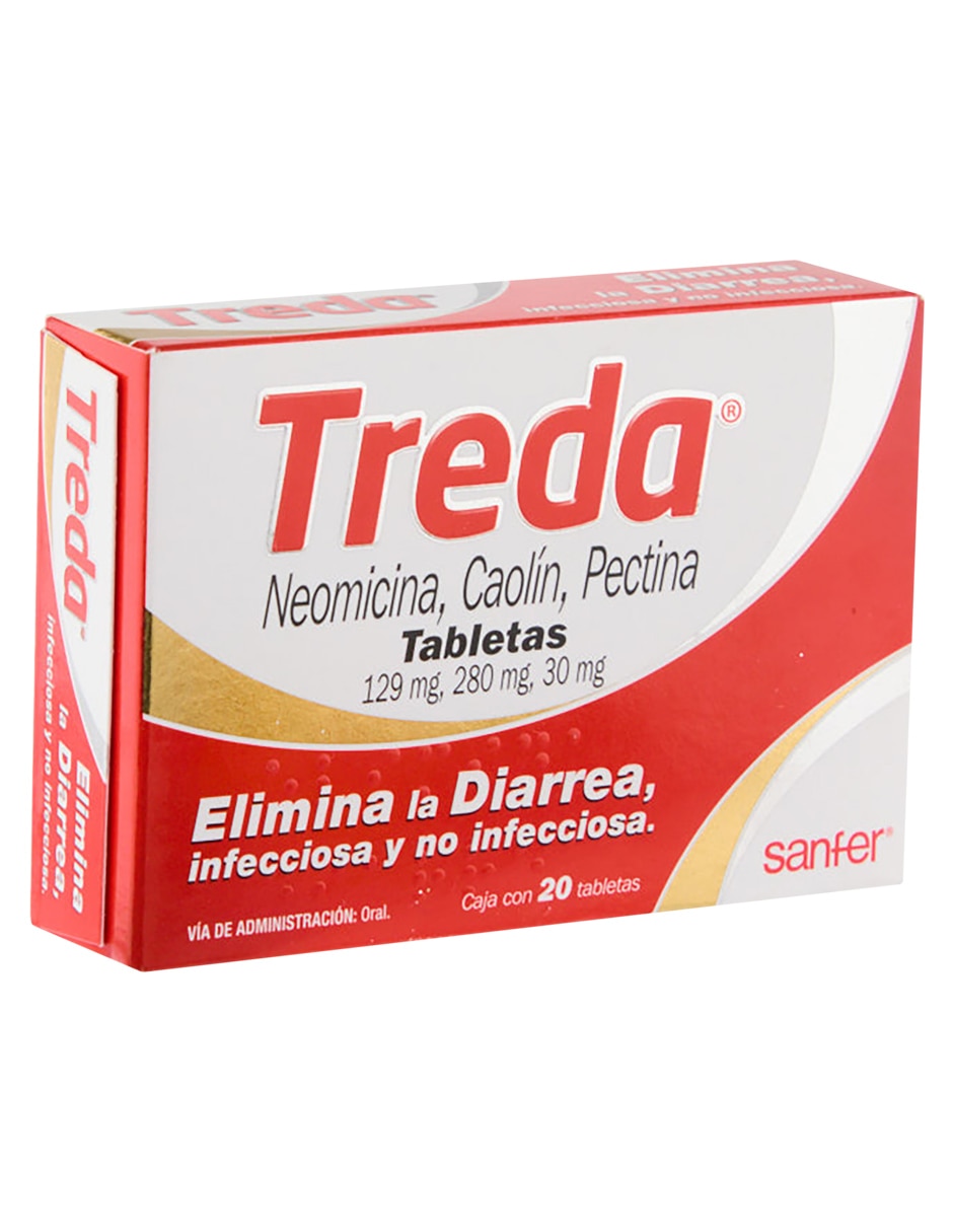 Tabletas para malestar estomacal Treda 2