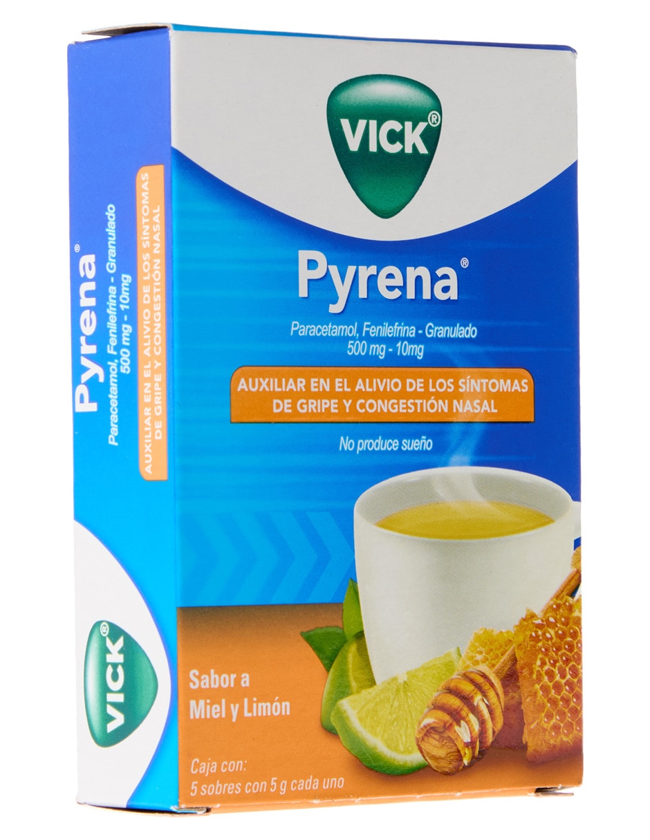 Suspensión para gripe y tos Vick Pyrena 2