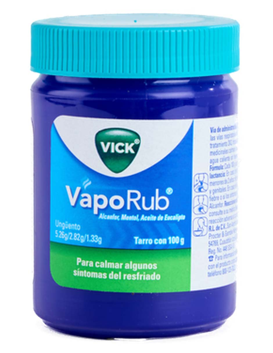 Ungüento para gripe y tos VapoRub