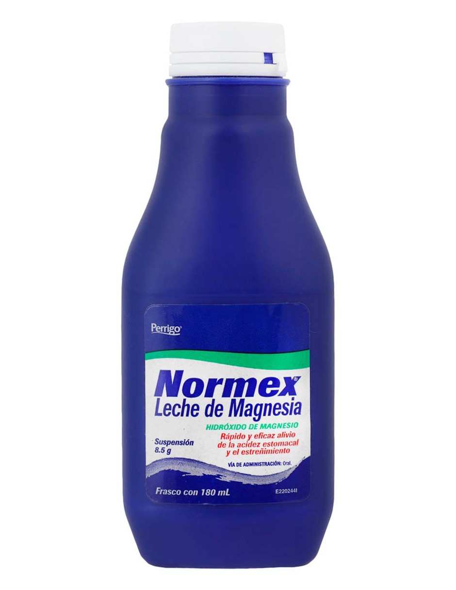 Suspensión para malestar estomacal Normex Leche de Magnesia