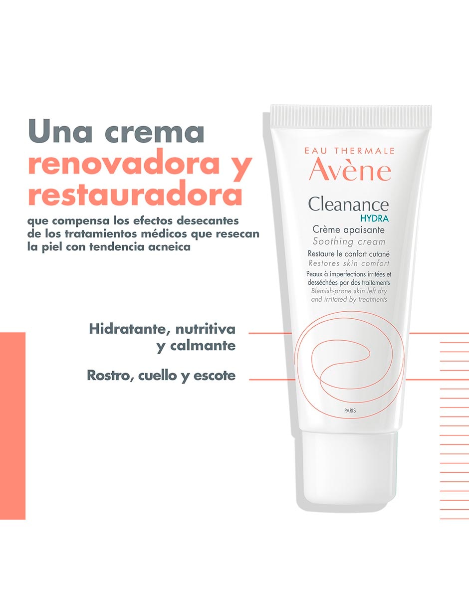 Crema facial recomendada para acné día y noche Pierre Fabre para piel grasa 4