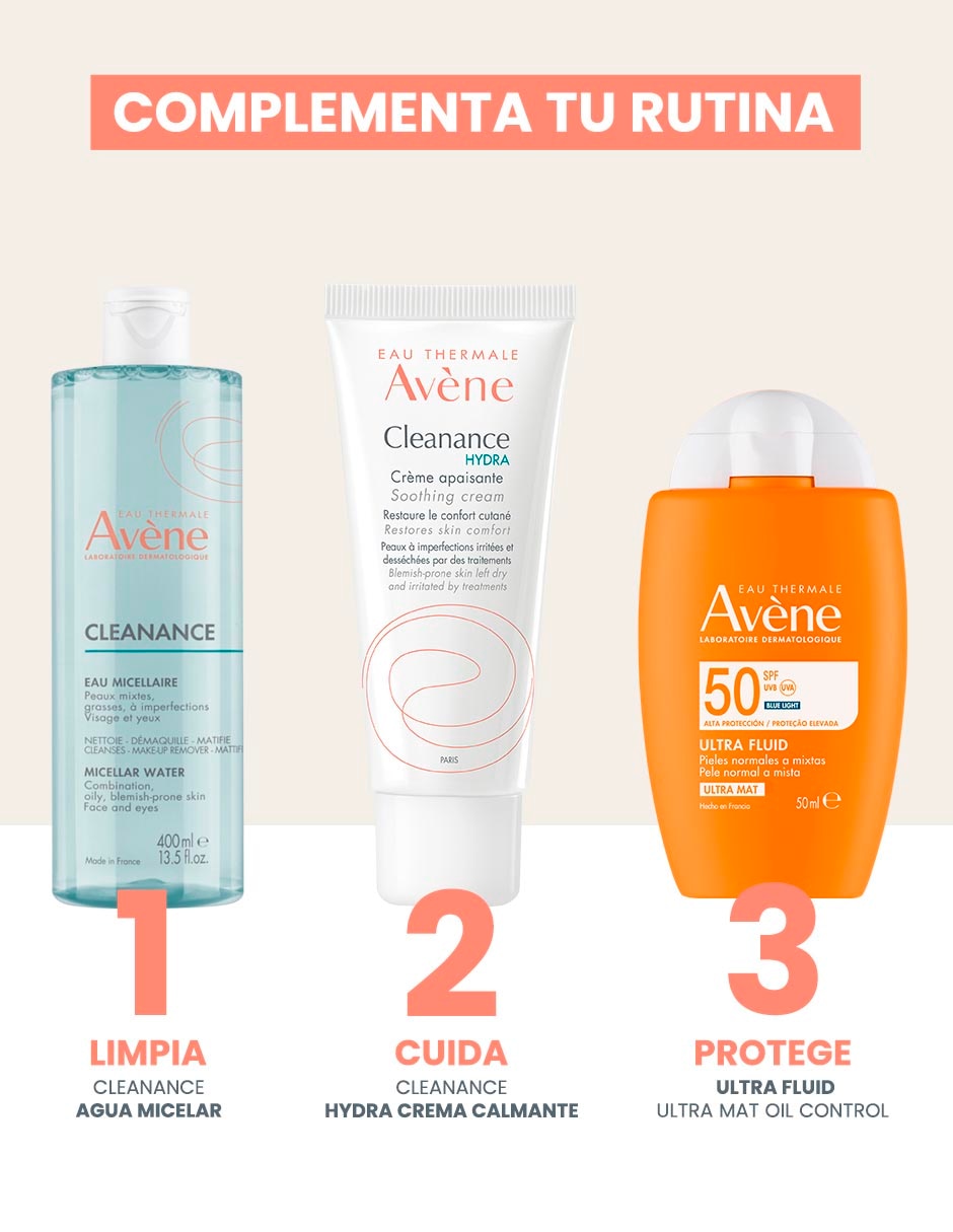 Crema facial recomendada para acné día y noche Pierre Fabre para piel grasa 7