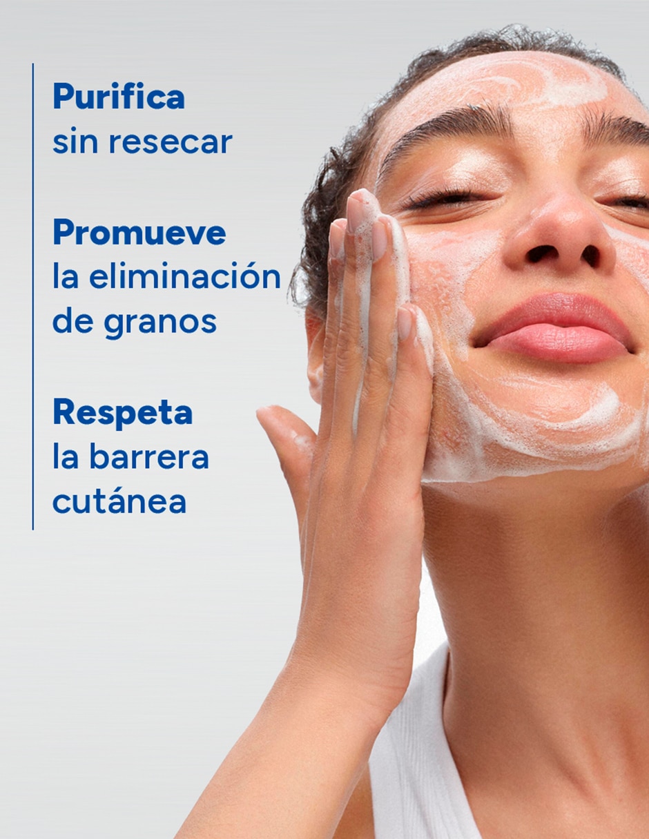 Aceite corporal facial y corporal gel espumoso para piel grasa con tendencia acnéica 200 ml Keracnyl para acné 3