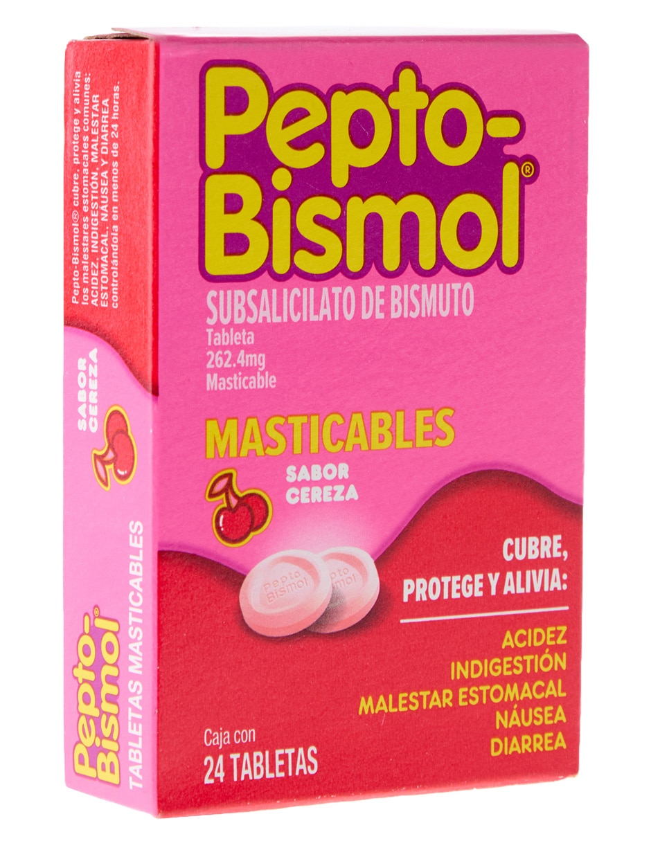 Tabletas para malestar estomacal Pepto-Bismol 2