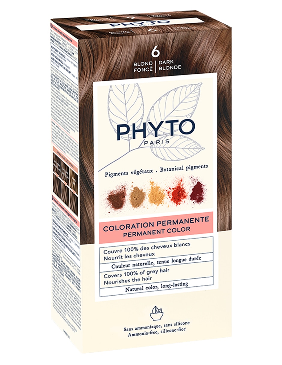 Tinte para cabello Coloration Permanente Botanical Pigments tono 6 Rubio oscuro 5