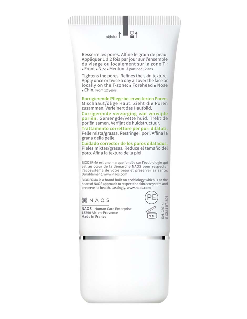 Crema facial recomendada para acné de día y noche Sébium Pore Refiner para piel mixta y grasa 5