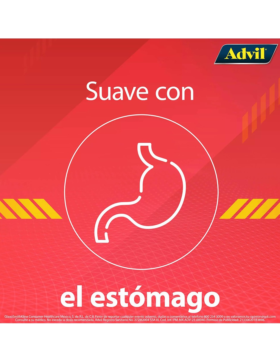 Cápsulas para dolor de cabeza y migraña Advil 6
