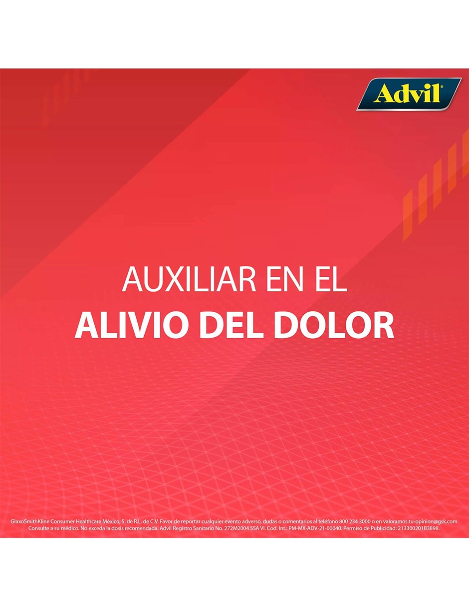 Cápsulas para dolor de cabeza y migraña Advil 7
